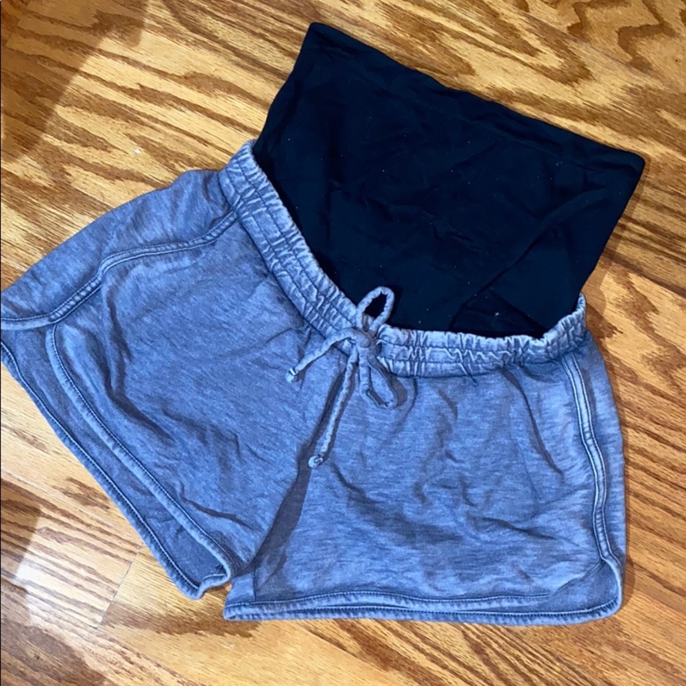 Maternity Blue Shorts